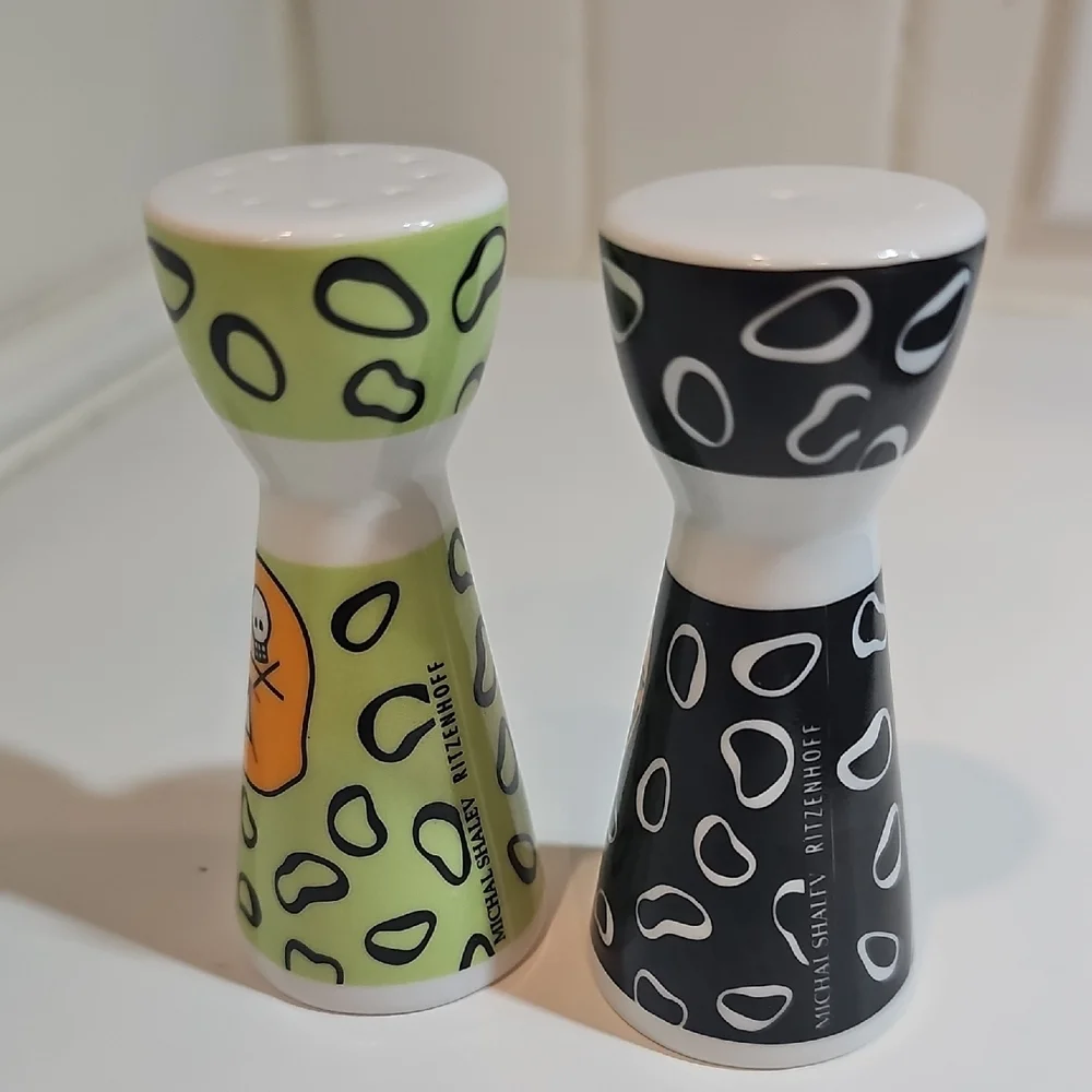 VHTF Ritzenhoff Michal Shalev Salt & Pepper Shaker Set Pop Art